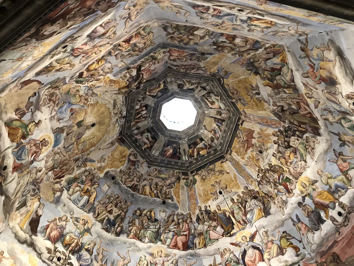 The dome seen from the nave