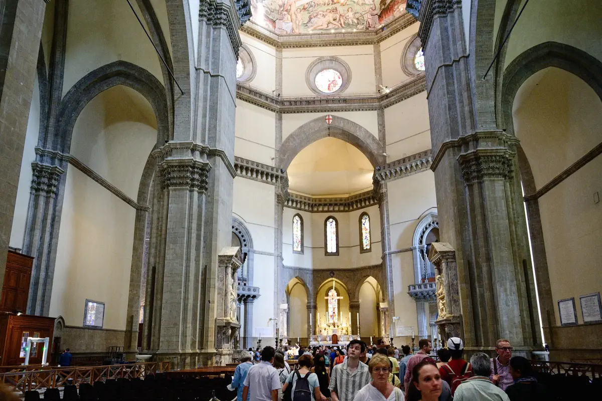 The nave of Florence Cathedral