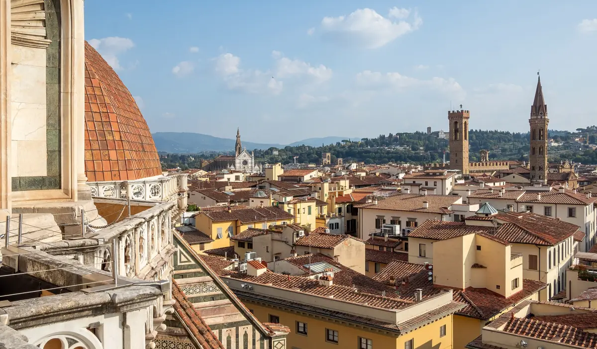Florence seen from the cathedral terrace