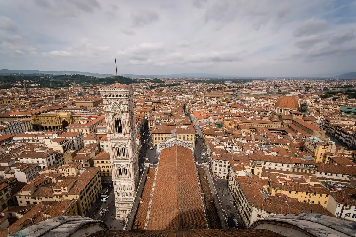 Florence rooftops and towers
