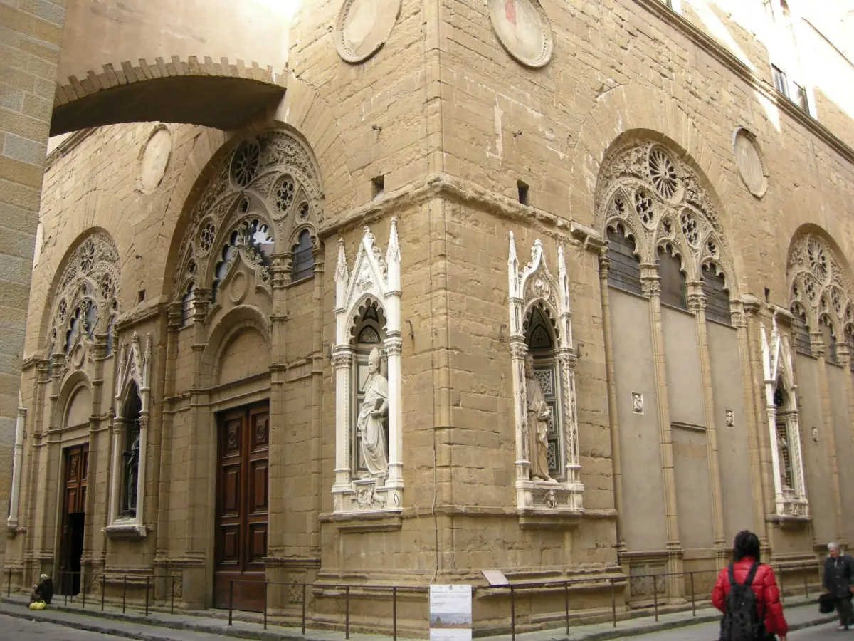 Statues in the niches of Orsanmichele